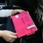 BEIGE & HOT PINK COLOR 2 Multiple Purpose SUN VISOR POUCH CAR USE Easy Install Organizer Bag