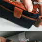 BEIGE & NAVY BLUE COLOR 2 Multiple Purpose SUN VISOR POUCH CAR USE Easy Install Organizer Bag