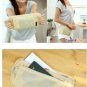BEIGE & BLACK COLOR Organizer Travel Convenient Multiple Use Waist Bag