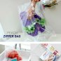 1 Set PEACH COLOR 4 Different SIZE Travel Packing Mesh Travel Pouch