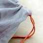 1 Set PEACH COLOR 4 Different SIZE Travel Packing Mesh Travel Pouch