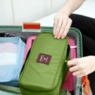GREEN Color Travel Use Multiple Pocket Packing Pouch Good for Underwear