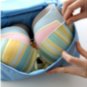 GREEN Color Travel Use Multiple Pocket Packing Pouch Good for Underwear
