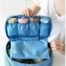 SKY Blue Color Travel Use Multiple Pocket Packing Pouch Good for Underwear