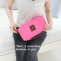 HOT PINK & NAVY BLUE Color Travel Use Multiple Pocket Packing Pouch Good for Underwear