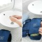 HOT PINK & NAVY BLUE Color Travel Use Multiple Pocket Packing Pouch Good for Underwear