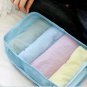 Packing Squares 30 X 20 x 13 cm SKY BLUE Color Multiple Organizing Easy Use Fold-able Travel Pouch