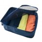 Packing Squares 30 X 20 x 13 cm NAVY BLUE Color Multiple Organizing Easy Use Fold-able Travel Pouch