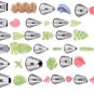 Pastry Tips Icing Piping Nozzles Cake Sugarcraft Decorating Tool 1 set of 52Pcs
