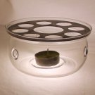 Round Shaped Glass Tea WARMER + FREE Tealight Candle Round Shaped Glass Tea WARMER + FREE Tealight Candle
