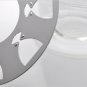 600ml Clear Glass Heat Resistant Infuser Teapot with Warmer & Cup Nice for Flower/Green Tea Pot