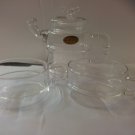 200 ml Clear Glass Heat Resistant Infuser Teapot with 2 Cup Nice for Flower/Green Tea Pot 200 ml Clear Glass Heat Resistant Infuser Teapot with 2 Cup Nice for Flower/Green Tea Pot