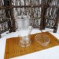180ml Clear Glass Heat Resistant Infuser Teapot Nice for Flower/Green Tea Pot