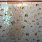 3D Lovely Little Fish PEVA 180 x 180 cm Plastic Shower Curtain Set with Hook