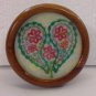 GEM Artwork PICTURE PISTACHIO FLOWER Shape in Wooden Frame Nice Collection Gift