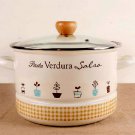 Secret Garden Design Cookware 5.5 L Boiling Pot Good for Soup Stewing Cookware Secret Garden Design Cookware 5.5 L Boiling Pot Good for Soup Stewing Cookware