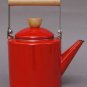 RED Color 2 Liter Enamel Steel Multiple Daily Use British Syle Teapot Kettle