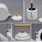WHITE Color 2 Liter Enamel Steel Multiple Daily Use British Syle Teapot Kettle
