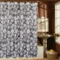 COBBLESTONE Classic Design 180 x 180 cm Bathroom Polyester SHOWER CURTAIN SET