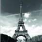 EIFFEL TOWER PARIS Design 180 x 180 cm Bathroom Use Polyester SHOWER CURTAIN SET