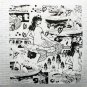 MERMAID COOL Black Color Design PEVA 180x200cm Bathroom Use Shower Curtain Set