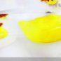YELLOW Cute DUCKLING Milky White PEVA 180 x 180 cm Bathroom Use SHOWER CURTAIN