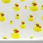 YELLOW Cute DUCKLING Milky White PEVA 180 x 180 cm Bathroom Use SHOWER CURTAIN