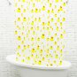 YELLOW Cute DUCKLING Milky White PEVA 180 x 180 cm Bathroom Use SHOWER CURTAIN