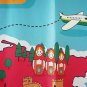 WORLD MAP Cute Animal Cartoon 180X200cm Bathroom Use Shower Curtain Set
