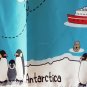 WORLD MAP Cute Animal Cartoon 180X200cm Bathroom Use Shower Curtain Set