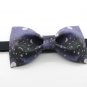 BOW TIE with Printed STARRY SKY with MOON Pattern Classical Design Tuxedo Match