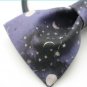 BOW TIE with Printed STARRY SKY with MOON Pattern Classical Design Tuxedo Match