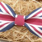 UK FLAG BOW TIE Country Flag Design BOW Good for Wedding Party Casual Easy Use