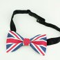 UK FLAG BOW TIE Country Flag Design BOW Good for Wedding Party Casual Easy Use