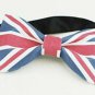 UK FLAG BOW TIE Country Flag Design BOW Good for Wedding Party Casual Easy Use