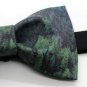 FOREST GREEN Color Printed Fabric BOW TIE Nice Gift Party / Casual Use Daily Use
