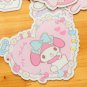 MY MELODY CARTOON 12 Design Paper Card Letter Banner Decoration Sticker DIY Set