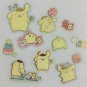 POMPOMPURIN Sanrio Original Kawaii Stickers Sack Sticker Flakes Cartoon Sticker