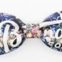 BOW TIE FLOWER AND SIGN Design Fabric Printed Black Color Party Use Easy Use BOW