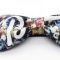 BOW TIE FLOWER AND SIGN Design Fabric Printed Black Color Party Use Easy Use BOW