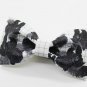 BLACK ROSE 3D Lace Pattern Printed Fabric BOW TIE Good for Wedding Party Casual Easy Use