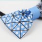 GEOMETRIC BLUE & WHITE Polka Design BOW TIE Nice Gift For Causal & Party Use