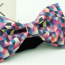 BOW TIE COLOR SQUARES Colorful Cool Design Nice Gift Wedding Party Casual Use