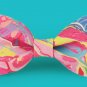 BOW TIE COLORFUL STREAK Pattern Colorful Deign For Gift Wedding Party Casual use