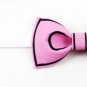 BOW TIE Fabric PINK Color Fashionable Luxury Nice Gift Wedding Party Casual use