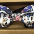 BOW TIE FLOWER AND SIGN Design Fabric Printed Black Color Party Use Easy Use BOW