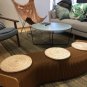 Flexible Expanding Paper Sofa Seats Paper Lounge Bench Chair Portable Furniture