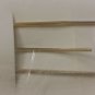 Set of Three HAIR CLIPS Metal Hairclips Hairpins BLUE STAR SHAPE >5.5 cm Length