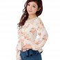 Lace Floral Peplum