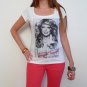 FARRAH FAWCETT T-SHIRT 100% COTTON CELEBRITY PICTURE